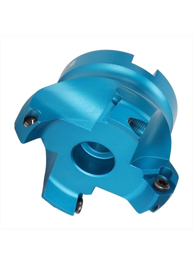 Kadimendium CNC Milling Cutter, High Efficiency 4 Flutes Oxidation Resistance Special Helical Offset Design Lathe Face Mill Aluminum Alloy for Plane Machining  - Image 2