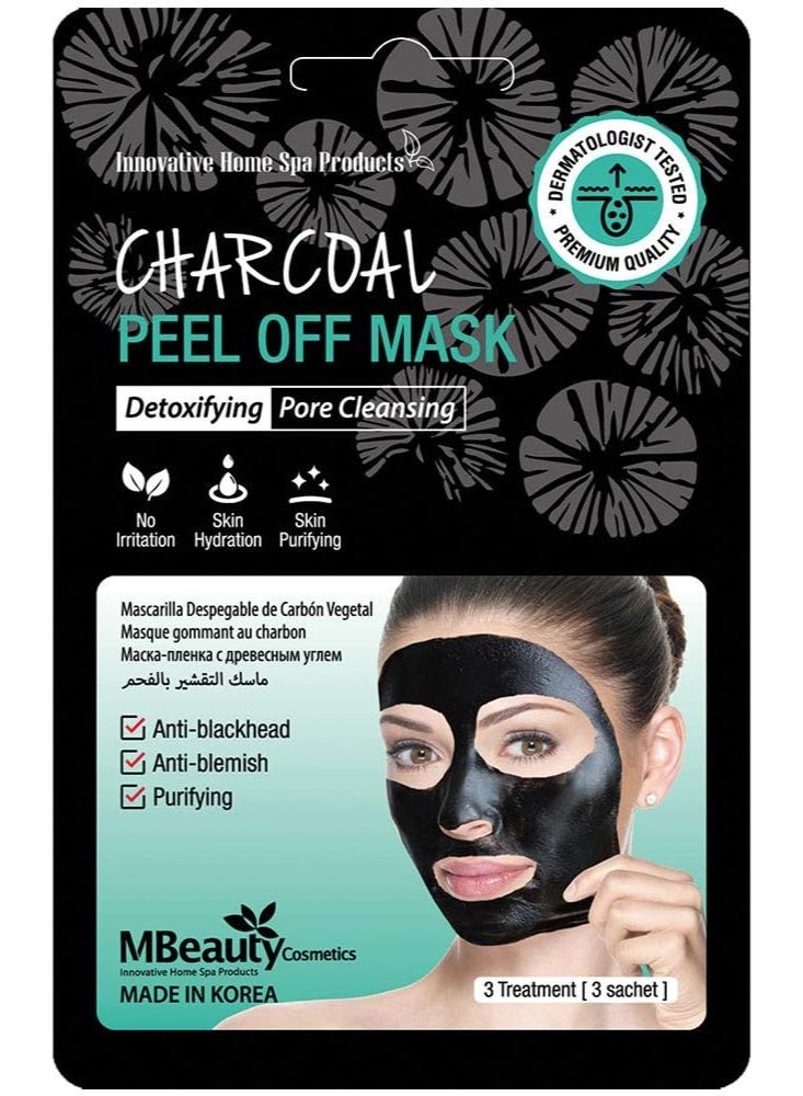 MBeauty DETOX CHARCOAL PEEL-OFF FACE MASK - Image 1