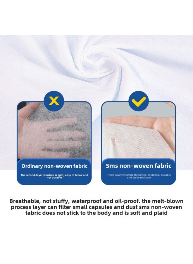 Disposable Bed Sheet Special Non-woven Fabric For Beauty Salon Thickened Waterproof Breathable Massage Bed Special Bed Sheet With Face-Color:White -Specifications:180*80  100 Sheets  - Image 2
