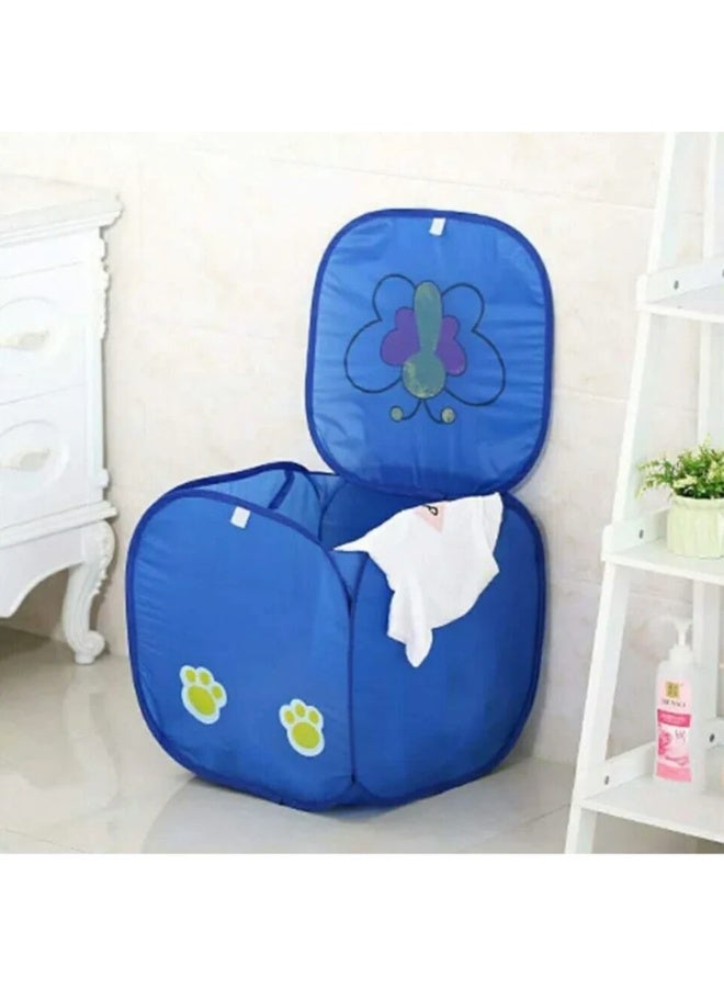 Folding Baby Toy Storage Basket – Large Collapsible Organizer Bin for Toys, Clothes, and Nursery Essentials – Lightweight, Durable, and Kid-Safe with Handles for Easy Carrying - Image 3