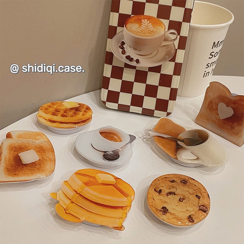 Drop Glue Biscuit Coffee Cake Stand Lazy Chase Drama Portable Press Folding Anti-Fall Support Stand For Soft - Image 3