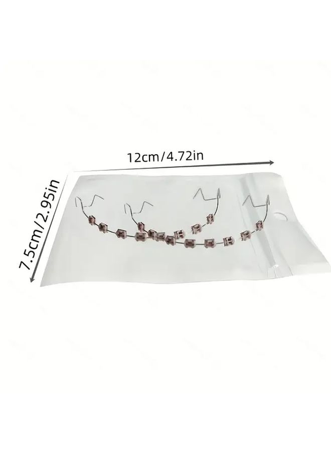 Colorful Metal Bracket Tooth Decoration Kit With Upper Lower Teeth Hook For Model Teaching - Image 3