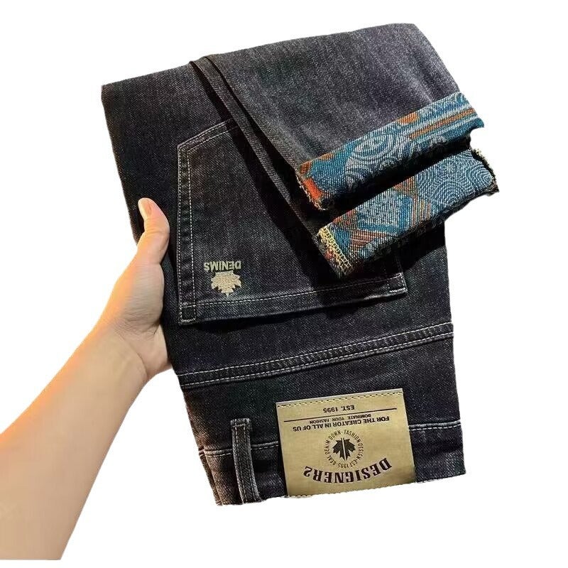 Unisex Classic Denim Jeans Loose Fit Daily Outdoor Wear - Image 5