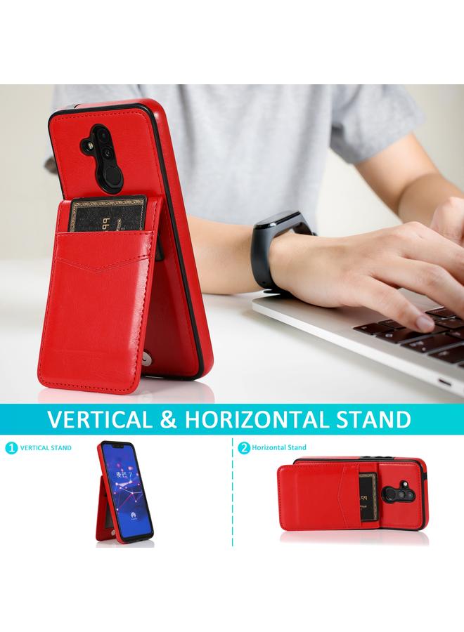 Zaboon Case For Huawei Mate 20 Lite Solid Color PC + TPU Protective Case with Holder & Card Slots - Image 4