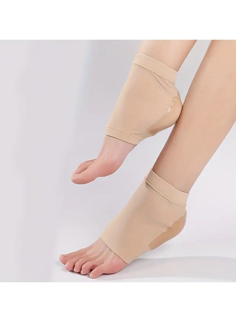 ORiTi جوارب كعب سيليكون مرطبة 2 قطعة لجفاف الكعب للرجال والنساء - Image 5
