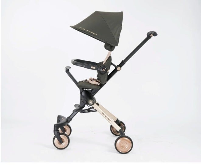 AMORHOME - Max Stroller Compact, Foldable & Lightweight - Dark Green - Image 2
