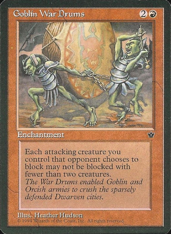 Magic The Gathering - Goblin War Drums - Fallen Empires