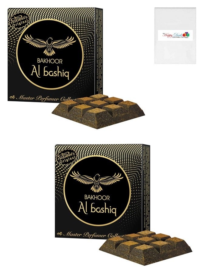 Nabeel 2Pcs Bakhoor Al Bashiq Incense 40GMS - Image 1