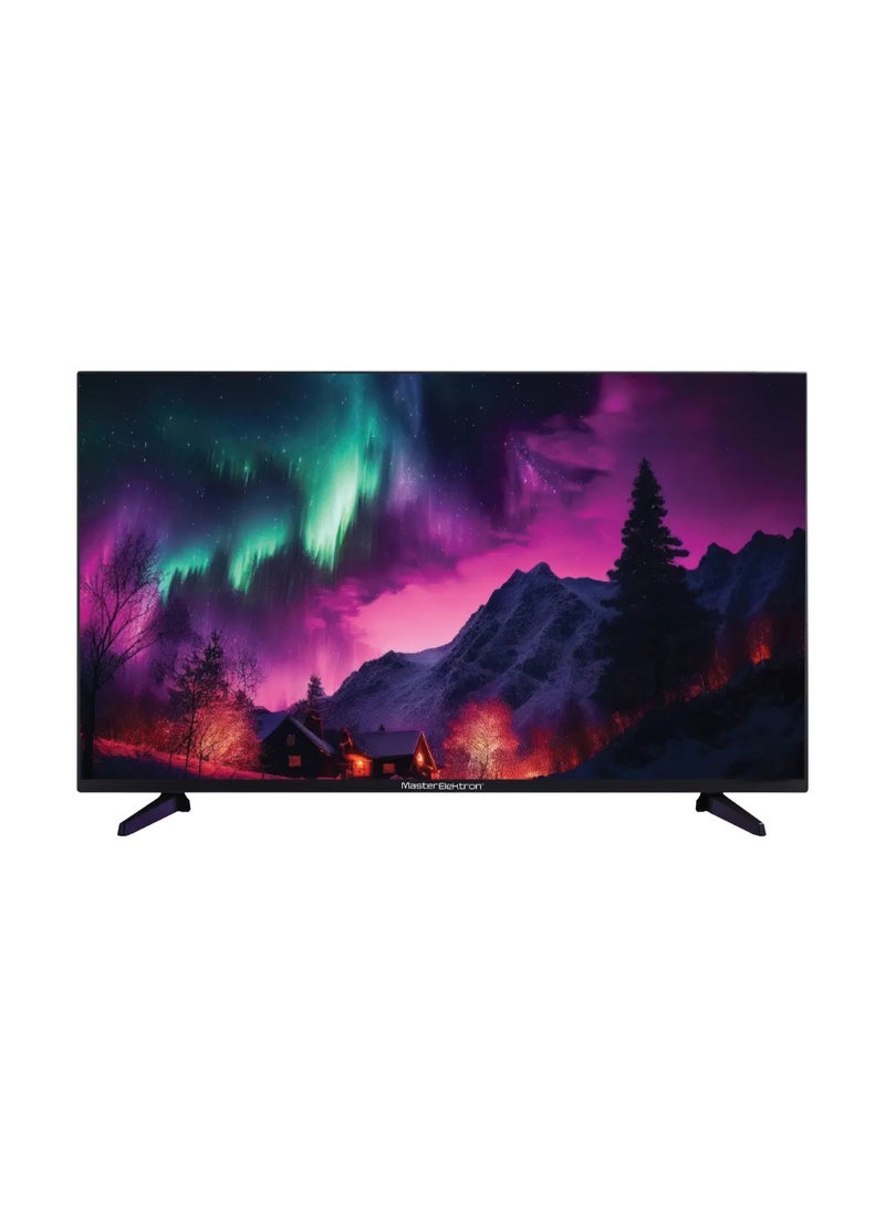 Master Elektron ME-Cinema 60 Inch UHD 4K Smart LED TV, Android, WiFi, Built-in Digital Receiver, Quad-Core, IPS Panel, Frameless, Black