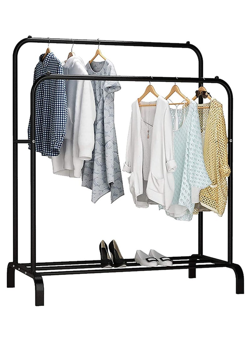 AGD Clothes Organizer And Metal Stand Black 110*54*150(132)cm - Image 4