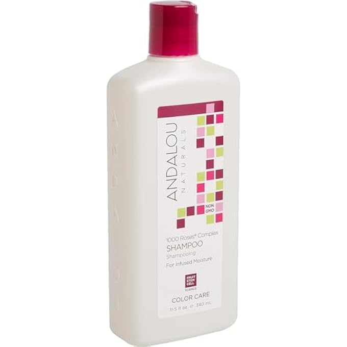 Andalou Naturals 1000 ROSES COMPLEX COLOUR CARE SHAMPOO, 340ML - Image 3