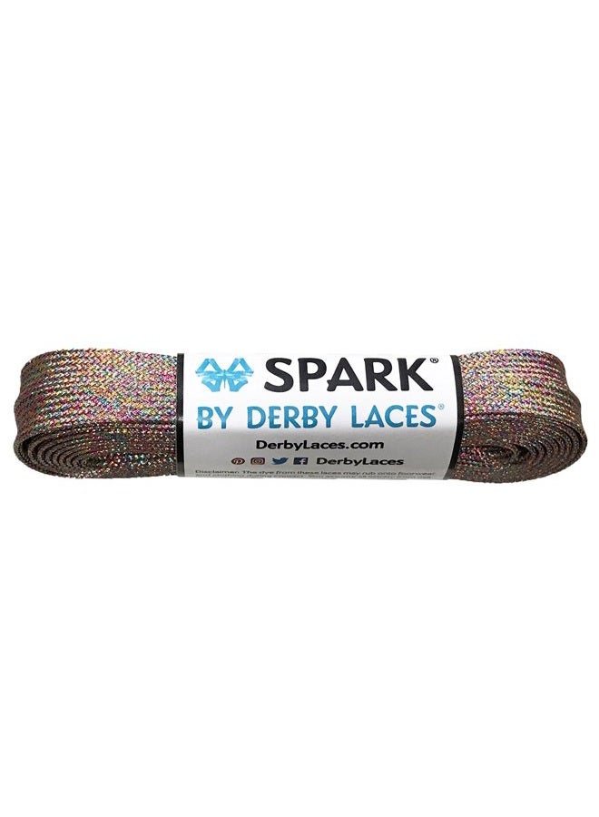 (96 Inch / 244 cm) - Rainbow Mirage SPARK Skate - for Roller Hockey and Ice Skates, and Boots