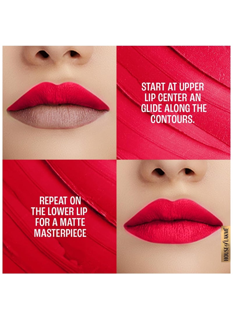 LAKME - Lakme Matte Lip Color MP6 Deep Wine 3.6 g - Image 1