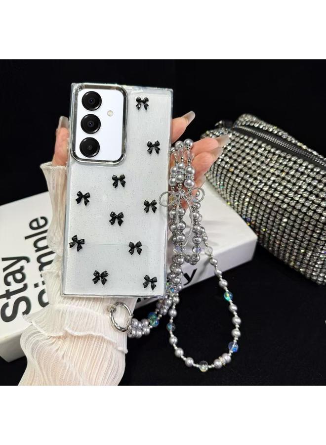 إيروريكس جراب لهاتف Samsung Galaxy S24+ 5G جراب هاتف TPU بسلسلة رقبة على شكل فيونكة صغيرة طازجة - Image 1