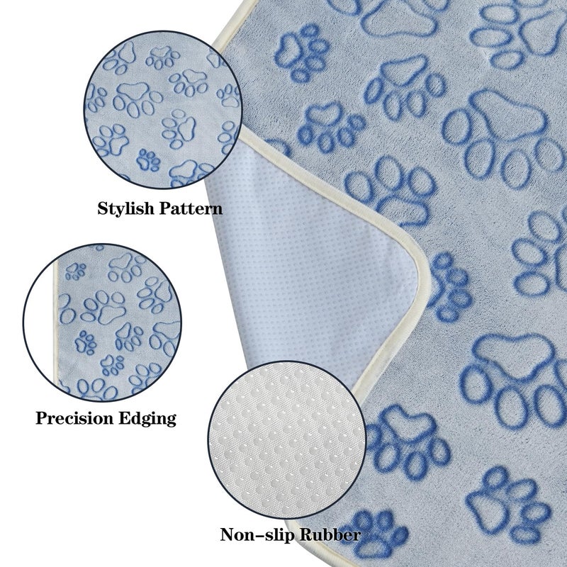 Qeils Reusable Puppy Pads, 2 Pack Washable Pee Pads for Dogs, Non Slip Wee Wee pad, Absorbent and Leakproof Training Mats for Potty, Crate, Playpen, Bed, Sofa, 23"x 36" - Image 4