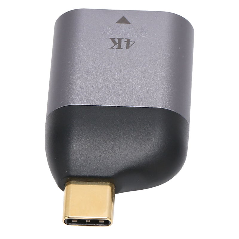 محول من نوع C إلى واجهة وسائط عالية الوضوح (HDMI): دعم الدقة 4K بتردد 30 هرتز ودعم التسليط بالثلاثي الأبعاد - جسم من سبائك الألومنيوم المتينة، وموصلات مطليّة بالذهب. محول شاشة محمول لأجهزة الكمبيوتر المحمول والأجهزة اللوحية والهواتف المحمولة والمراسم السينمائية المنزلية والألعاب. - Image 3