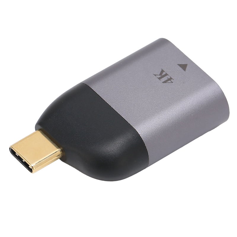 محول من نوع C إلى واجهة وسائط عالية الوضوح (HDMI): دعم الدقة 4K بتردد 30 هرتز ودعم التسليط بالثلاثي الأبعاد - جسم من سبائك الألومنيوم المتينة، وموصلات مطليّة بالذهب. محول شاشة محمول لأجهزة الكمبيوتر المحمول والأجهزة اللوحية والهواتف المحمولة والمراسم السينمائية المنزلية والألعاب. - Image 2