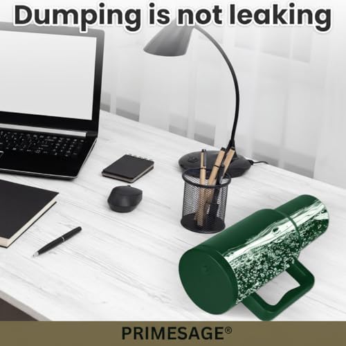 PRIMESAGE® Tumbler with Straw Sipper Water Bottle for Adults Sipper Tumbler Bottle Insulated | 1200ml Green - Image 4