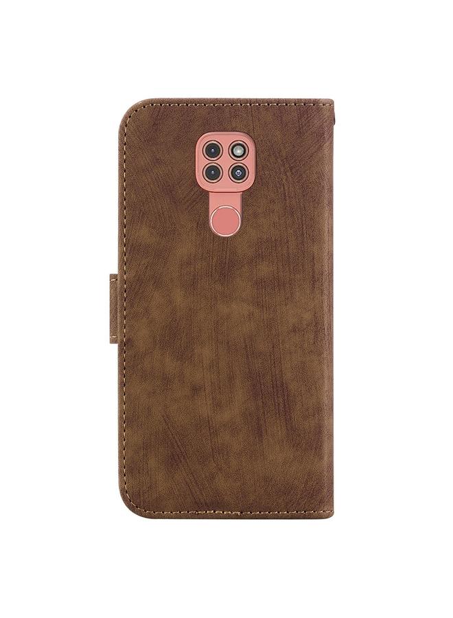 S-TOP Case For Motorola Moto G9 Play / E7 Plus Little Tiger Embossed Leather Phone Case - Image 3