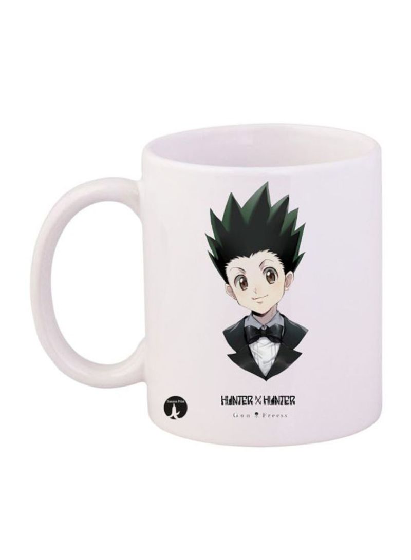 RKN Hunter X Hunter Printed Mug White/Green/Black 12ounce