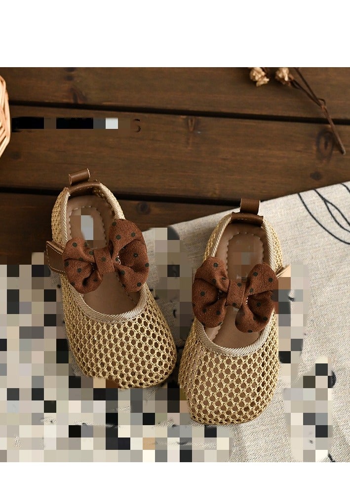 Children's Flat Sandals Princess Shoes  - Image 1