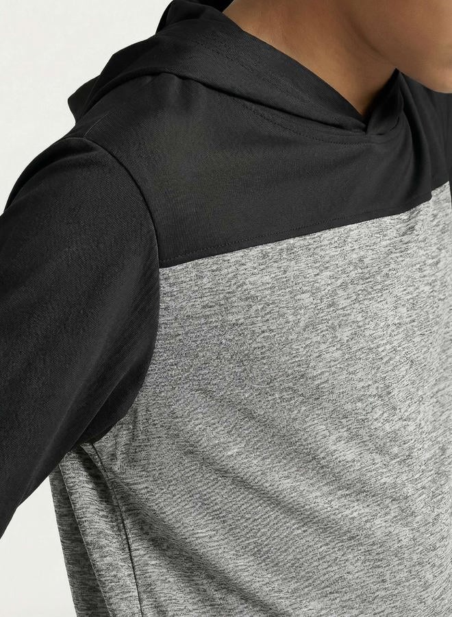 REALESSENTIALS 3 Pack: Boys Girls Youth Teen Quick Dry Dri Fit Dry Fit Long Sleeve Active Athletic Hoodie Tops Gym Sweatshirt Basketball Clothes Moisture Wicking Performance -Set 1,XL - Image 4