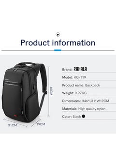 KG-119 15.6-Inch Laptop Waterproof Business Multi-Compartment Backpack USB Outport Black - pzsku/Z2A3478BF5C71E43DFDEEZ/45/_/1680207909/a78473a1-3fb7-47a9-9a0d-f9fad117d1fe