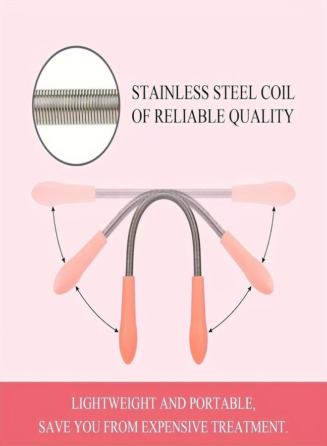 ماي كرييت مجموعة أدوات إزالة شعر الوجه من مايكرييت®، 4 قطع، للنساء، تتضمن أدوات إزالة الشعر الزنبركية والملقط/الإطار لإزالة شعر الوجه الناعم، وشعر الشفة العليا، والسوالف. أداة لطيفة ودقيقة لإزالة شعر الوجه لبشرة ناعمة. - Image 5