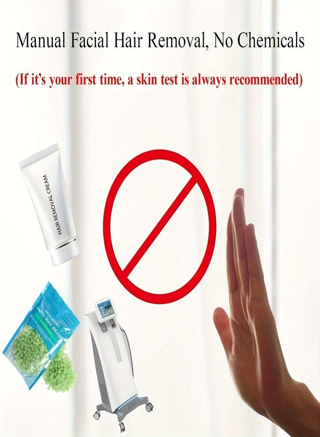 ماي كرييت مجموعة أدوات إزالة شعر الوجه من مايكرييت®، 4 قطع، للنساء، تتضمن أدوات إزالة الشعر الزنبركية والملقط/الإطار لإزالة شعر الوجه الناعم، وشعر الشفة العليا، والسوالف. أداة لطيفة ودقيقة لإزالة شعر الوجه لبشرة ناعمة. - Image 3