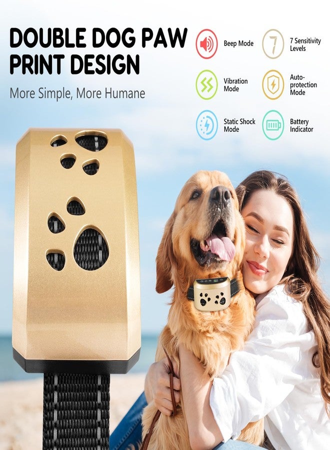 Svtrat Dog Bark Collar, Svtrat Smart Bark Collar for Small Medium Large Dogs Anti Bark Collars with 4 Training Modes and 7 Level Sensitivity, Barking Collar - Image 2