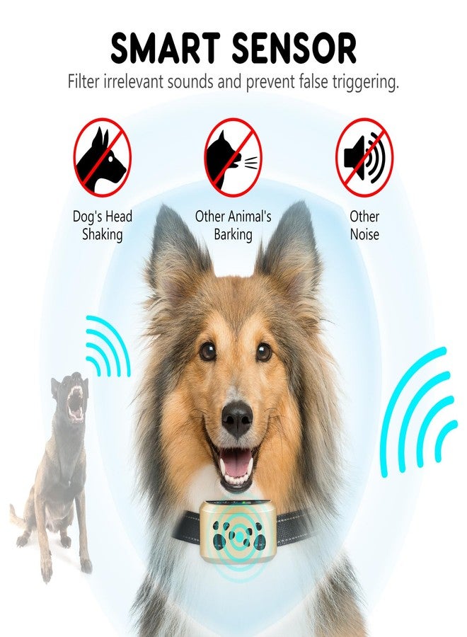 Svtrat Dog Bark Collar, Svtrat Smart Bark Collar for Small Medium Large Dogs Anti Bark Collars with 4 Training Modes and 7 Level Sensitivity, Barking Collar - Image 5