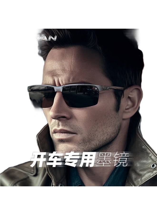 CAXMAN Sunglasses, Aluminum-Magnesium Sports Casual Polarized Men'S Sunglasses, Driving Glasses, Sunglasses With Dynamic Temple Arms - Image 1