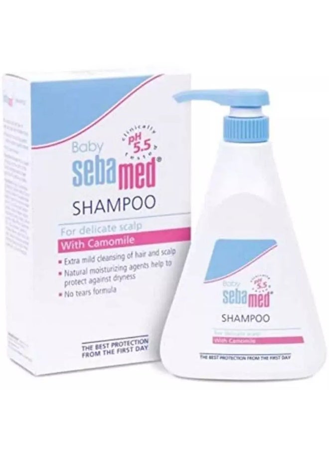 Sebamed Baby Shampoo for Delicate Scalp with Chamomile PH 5.5 500ml - Image 1