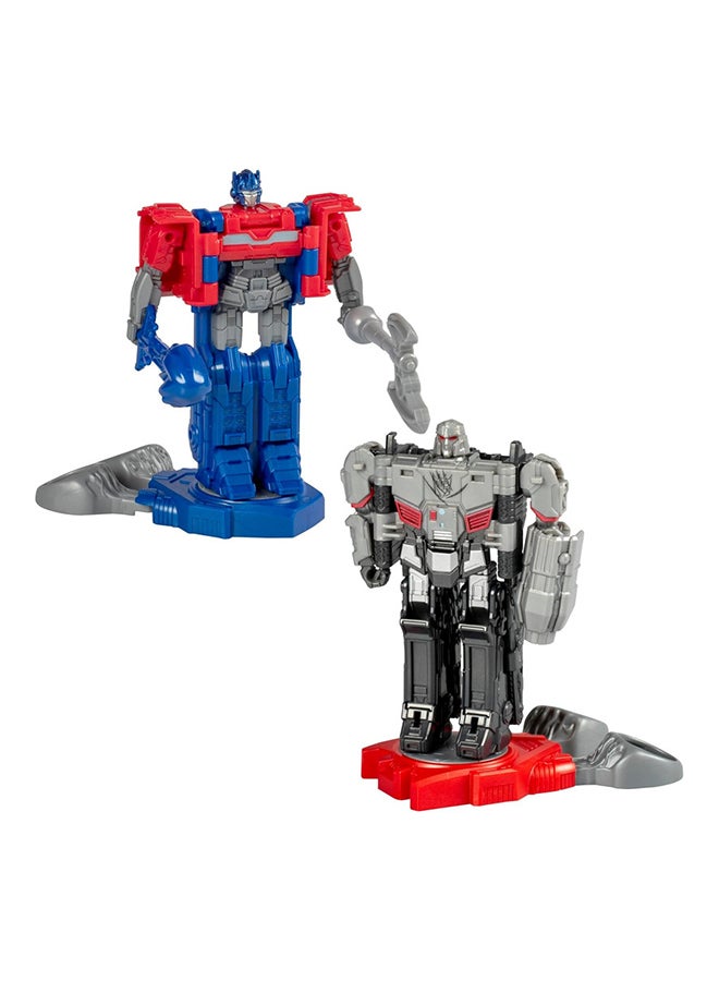 HASBRO - TRANSFORMERS Transformers One Robot Battlers Action Figure 2-Pack, 4.5-Inch Optimus Prime (Orien Pax), 4.5-Inch Megatron (D-16), Interactive Toys for Boys and Girls Ages 6 and Up - Image 3