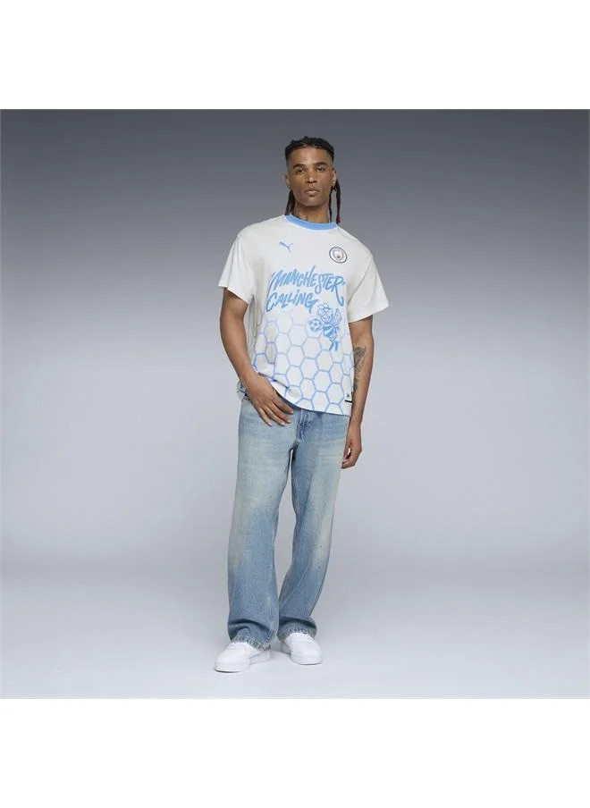 Puma PUMA White HOOPS x MANCHESTER CITY Basketball Tee Men for Men | Best Price UAE