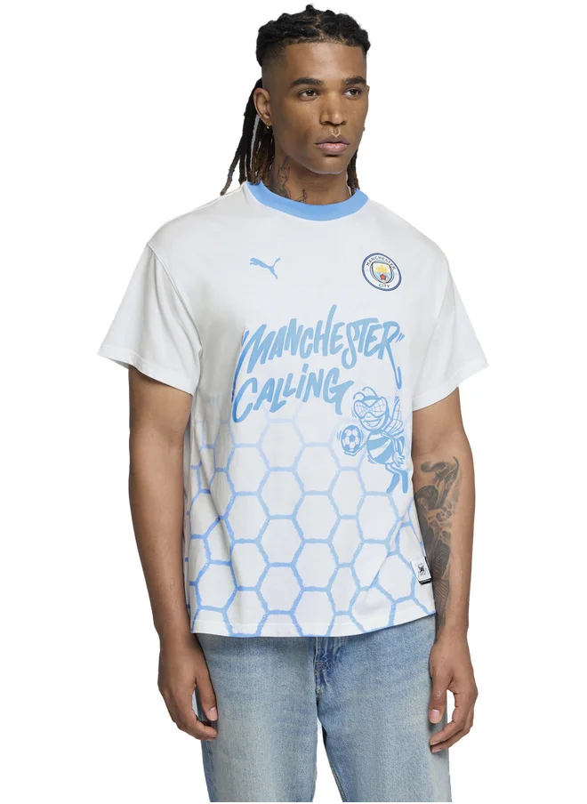 بوما تيشرت كرة سلة للرجال PUMA HOOPS x MANCHESTER CITY