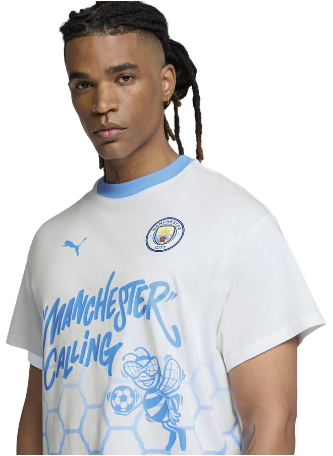 بوما تيشرت كرة سلة للرجال PUMA HOOPS x MANCHESTER CITY