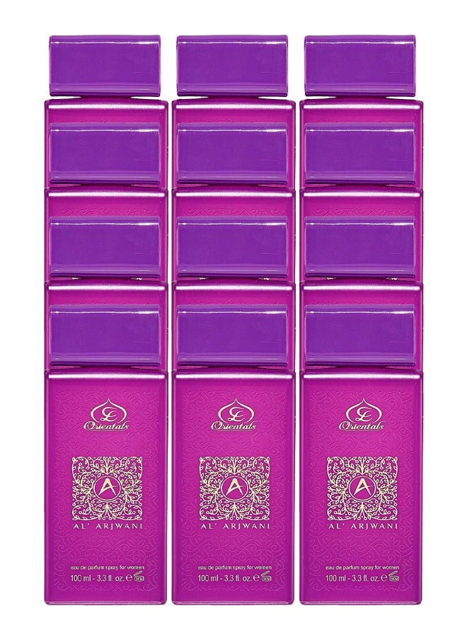 أورينتال 12 قطع عطر الأرجواني للنساء 100 مل - Image 1