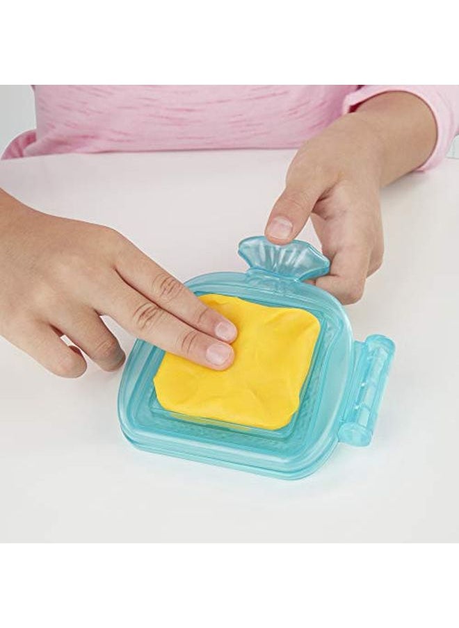 Play-Doh - Kitchen Creations Cheesy Sandwich Play Food Set For Kids 3 Years And Up Elastix Compound And 6 Additional Colors - Image 1