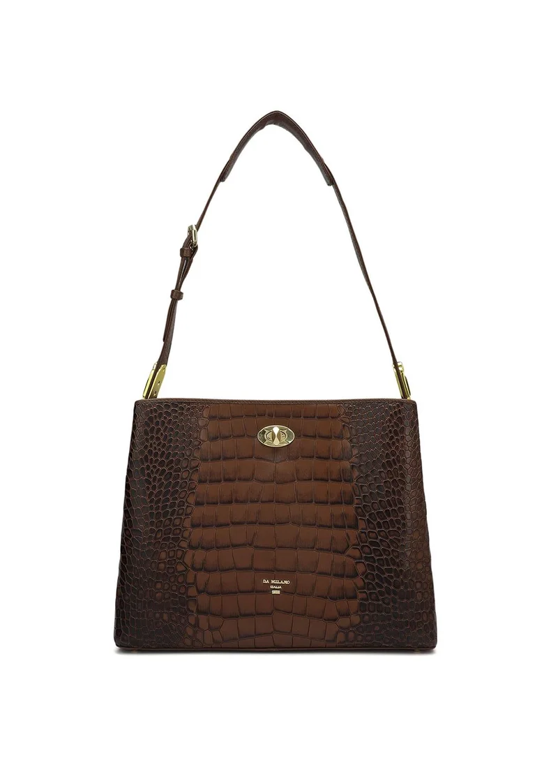 Genuine Leather Brown Tote Bag