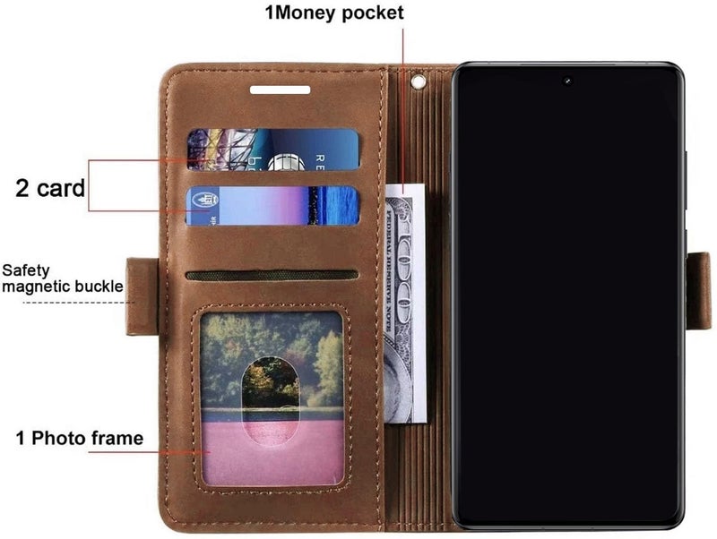 Excelsior Flip Case for Nothing 3a | Premium PU Leather | 360 Degree Protection (Coffee) - Image 3