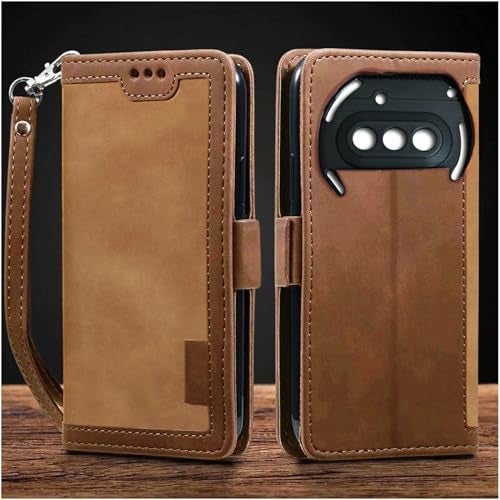 Excelsior Flip Case for Nothing 3a | Premium PU Leather | 360 Degree Protection (Coffee) - Image 1