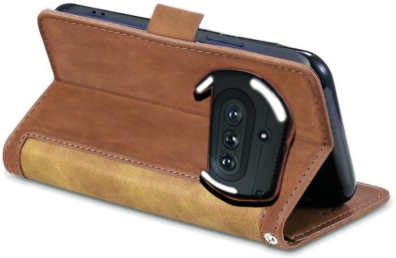Excelsior Flip Case for Nothing 3a | Premium PU Leather | 360 Degree Protection (Coffee) - Image 4