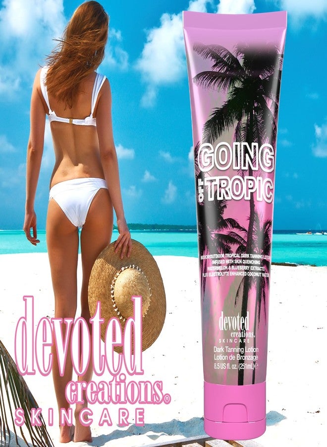 Devoted Creations Going Off Tropic - Skin Quenching Extracts Electrolyte Enhanced Indoor/Outdoor Dark Tanning Lotion - Image 3