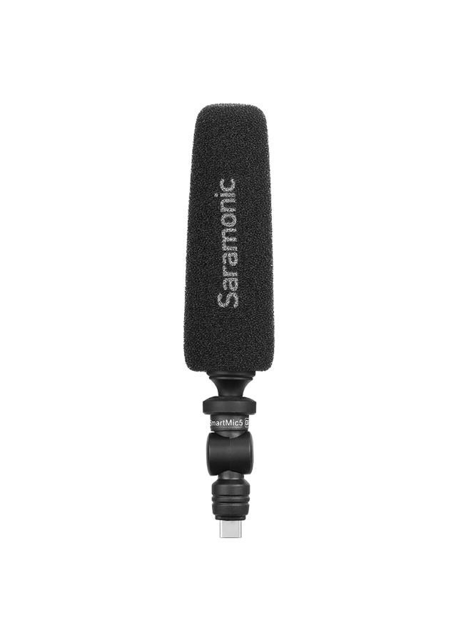 Saramonic ميكروفون ميكرو-شوتغن أحادي الاتجاه مع مخرج USB-C للهواتف الذكية أو الأجهزة اللوحية التي تعمل بنظام أندرويد، و آيباد برو أو آيباد إير (Smartmic5 UC) - Image 1