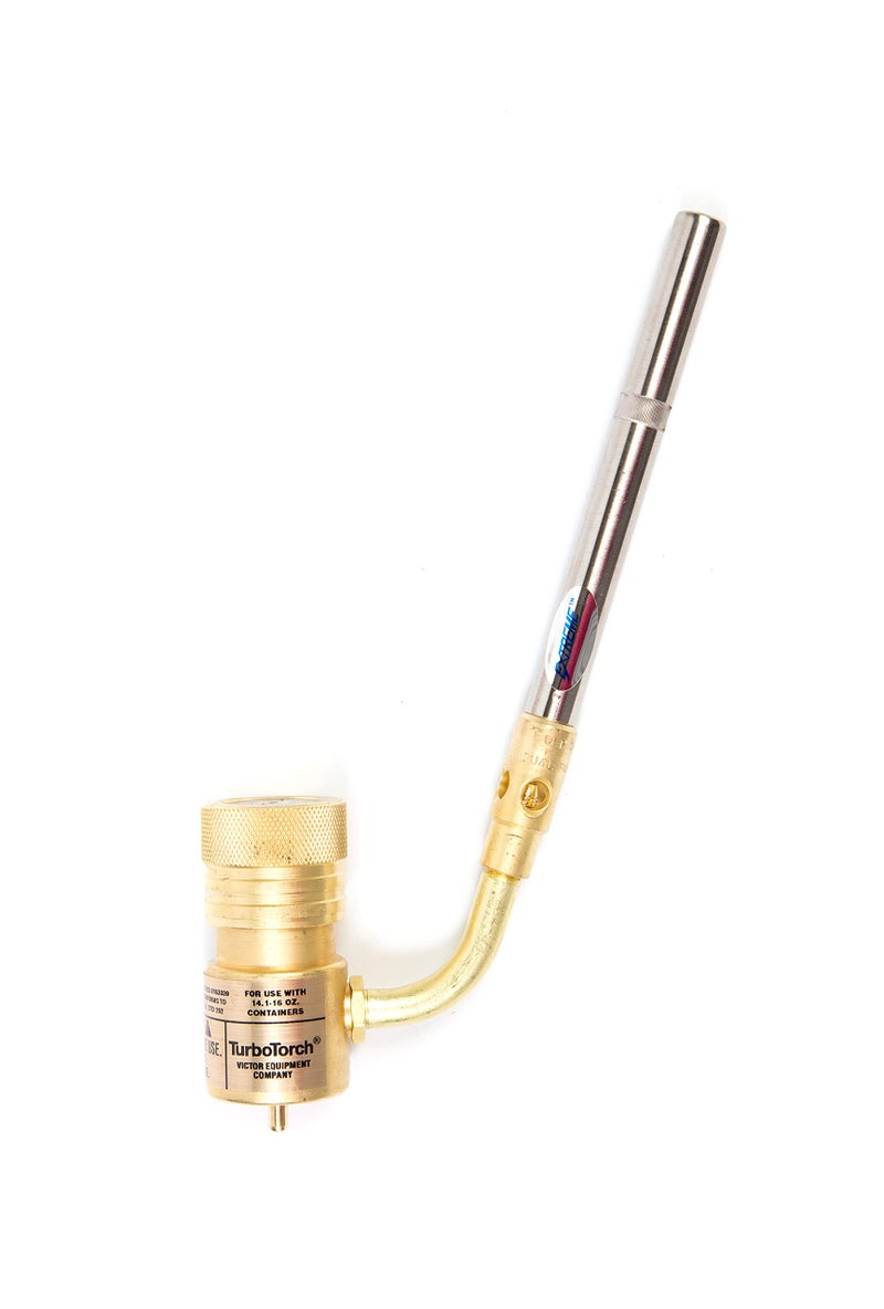 ESAB TURBOTORCH 0386-0403 STK-9 Hand Torch Kit for Soft Soldering and Brazing Copper, Brass, Steel, Bronze, Aluminum, Propane/Mapp Pro, Extreme Swirl Technology, 360 Degree, STK-R Regulator, ST-3 Tip - Image 3