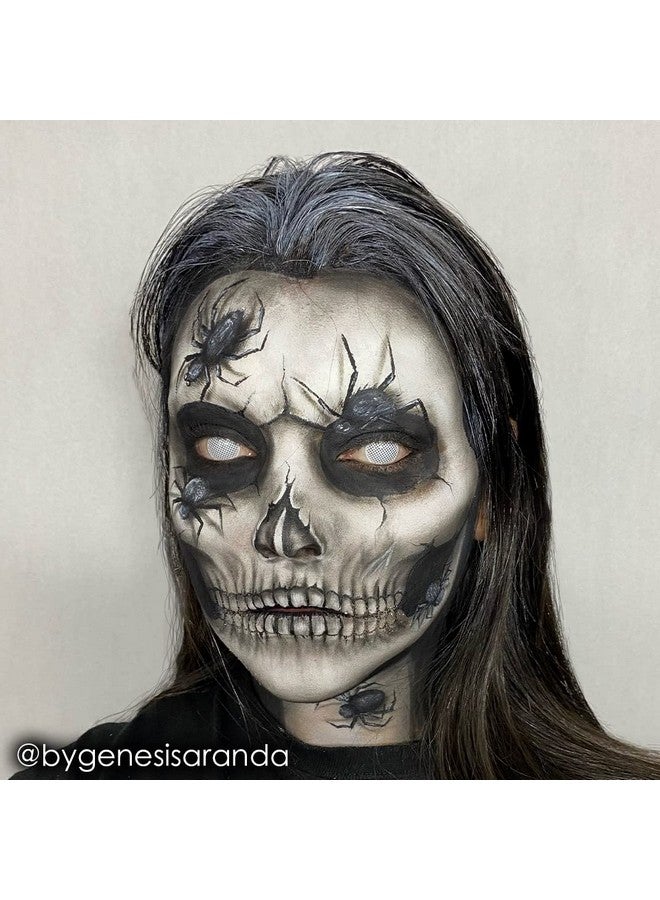 ميهرون مجموعة ألوان الوجه والجسم المائية من Mehron Makeup Fantasy F/X باللونين الأبيض والأسود - Image 2