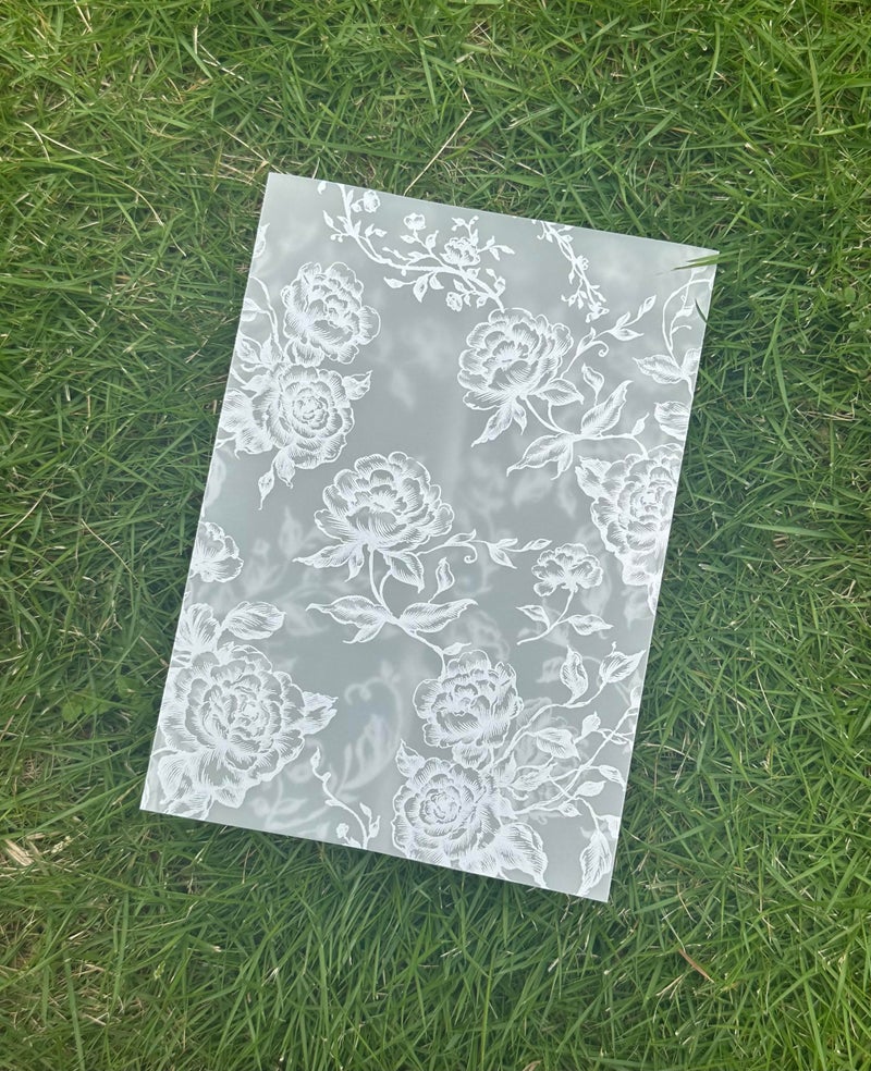 Puremigo 50 Pack Pre-Folded Vellum Jackets for 5x7 Invitations - White Flower - 115GSM Vellum Paper 5x7 Jackets - Wedding Invitations Wraps - Transparent Wedding - Image 2