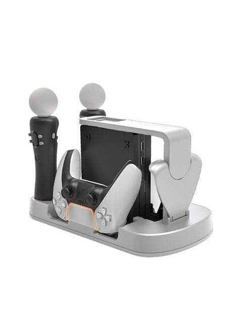Multifunction Controller Charging Dock and PS VR Display Stand for PS5 White