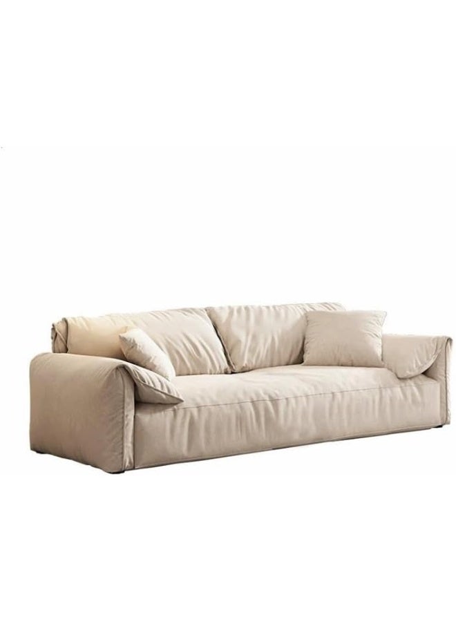 Comfynest Modern Tech Cloth Sofa with Pillow Top Arm for Home